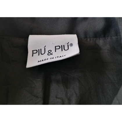 Piu & Piu Veste/Manteau en Noir
