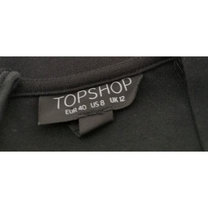 Topshop Robe en Viscose en Noir
