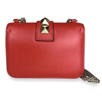 Valentino Garavani Glam Lock Leather in Red