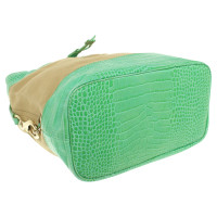 Etro Pouch bag in beige / green