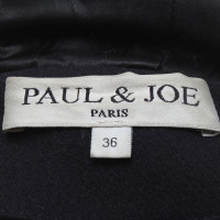 Paul & Joe Wollen jas in blauw
