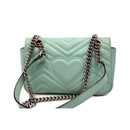 Gucci Marmont Bag Leather in Green