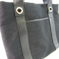 Bulgari Handtasche aus Canvas in Schwarz