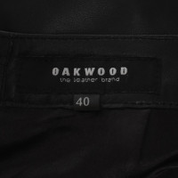 Oakwood Lederrock in Schwarz