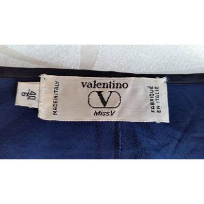 Valentino Garavani Oberteil aus Seide in Blau