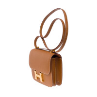 Hermès Constance Mini 18 Leather in Gold