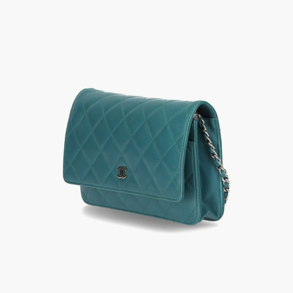 Chanel Wallet on Chain en Cuir en Bleu