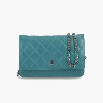 Chanel Wallet on Chain en Cuir en Bleu