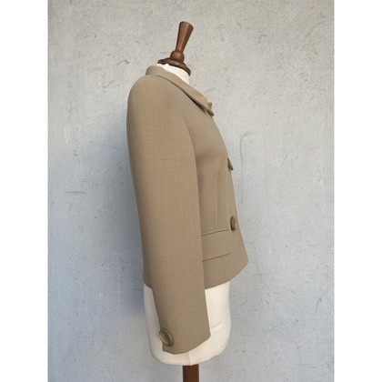 Genny Jacke/Mantel aus Wolle in Beige