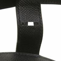 Hermès Shopper Leather in Black