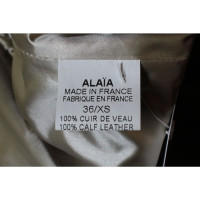 Alaïa Jacket/Coat Suede in Grey