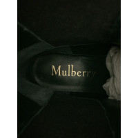 Mulberry Stiefeletten aus Leder in Schwarz