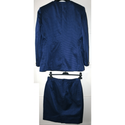Luisa Spagnoli Anzug aus Baumwolle in Blau