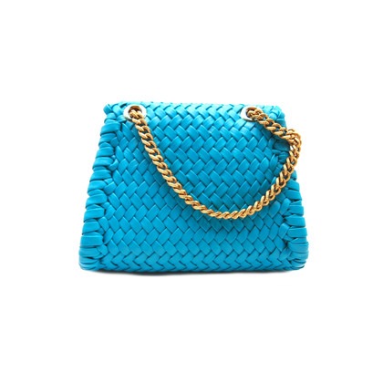 Dolce & Gabbana Clutch Bag Leather in Turquoise