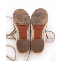 Chloé Sandalen aus Leder in Beige