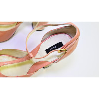 Bally Sandals Patent leather in Nude