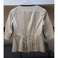 Max Mara Suit Cotton in Beige