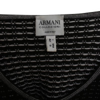 Armani Brei Top in zwart