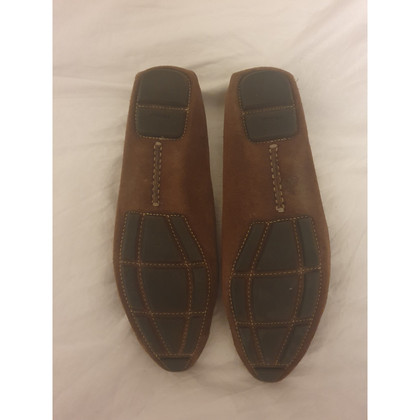 Prada Slippers/Ballerinas Leather in Brown