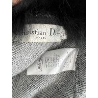 Christian Dior Jas/Mantel in Grijs
