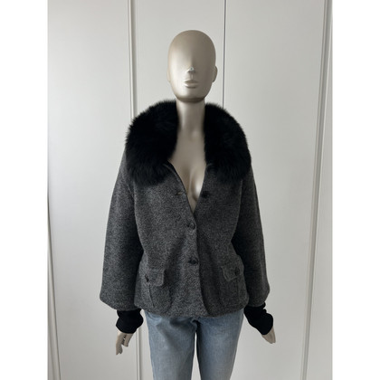 Christian Dior Jacket/Coat in Grey