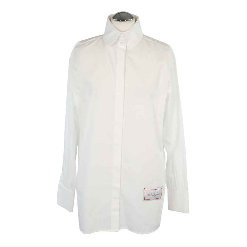 Karl Lagerfeld Top Cotton in White