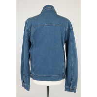 Reiss Jacke/Mantel aus Baumwolle in Blau