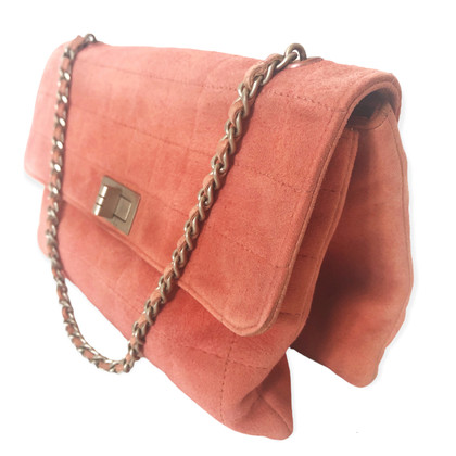 Chanel Handbag Suede in Pink