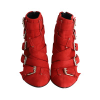 Giuseppe Zanotti Boots Suede in Red