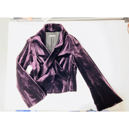 Alberta Ferretti Blazer Silk in Violet