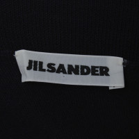 Jil Sander maglione a collo alto in blu