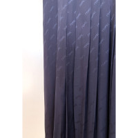 Yves Saint Laurent Kleid aus Seide in Blau