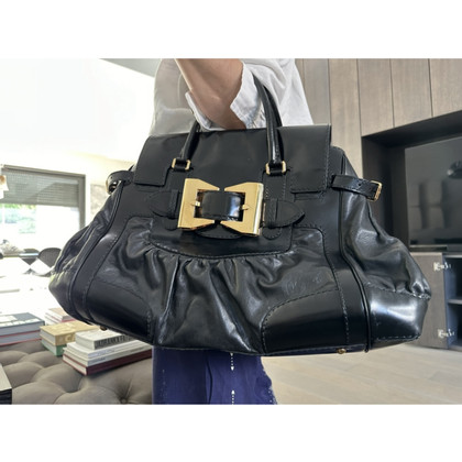 Gucci Dialux Queen Bag Leather in Black