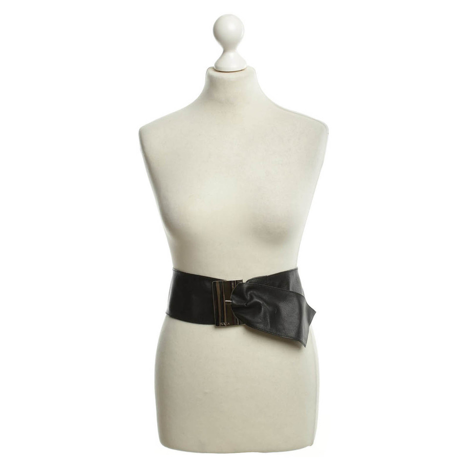 Furla Leather Belt in Black