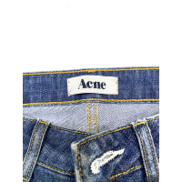 Acne Jeans Katoen in Blauw