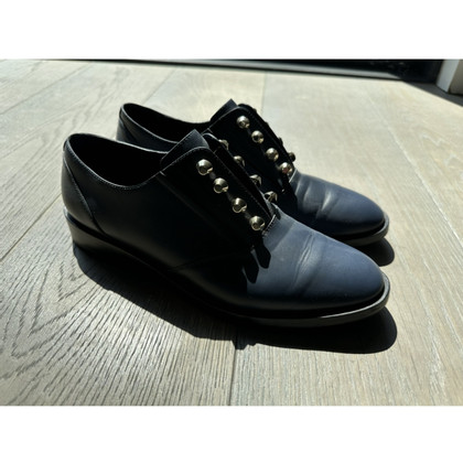 Balenciaga Lace-up shoes Leather in Blue