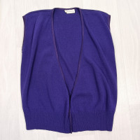 Gianni Versace Vest Wool in Violet