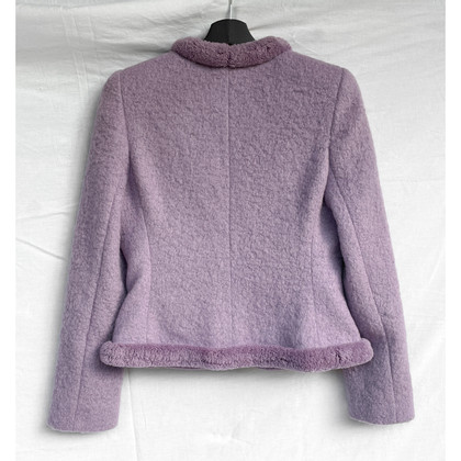 Valentino Garavani Jacket/Coat Wool in Violet