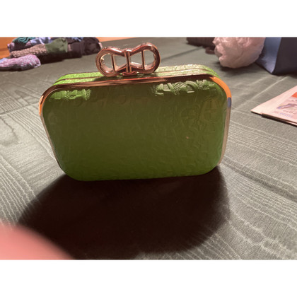 Aigner Clutch Bag Leather in Green