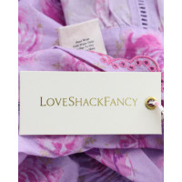 Love Shack Fancy Oberteil aus Baumwolle in Violett