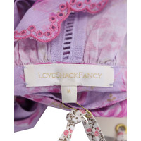 Love Shack Fancy Oberteil aus Baumwolle in Violett