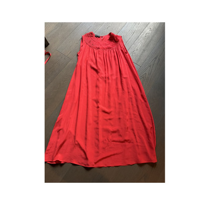 Rochas Dress Silk in Red