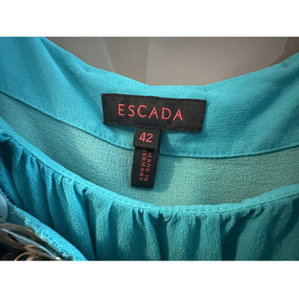 Escada Dress Silk in Turquoise