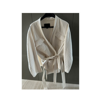 Alexander Wang Jacke/Mantel aus Baumwolle in Weiß