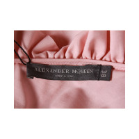Alexander McQueen Top Cotton in Pink