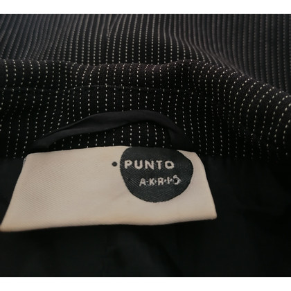 Akris Punto Jacke/Mantel aus Wolle in Schwarz