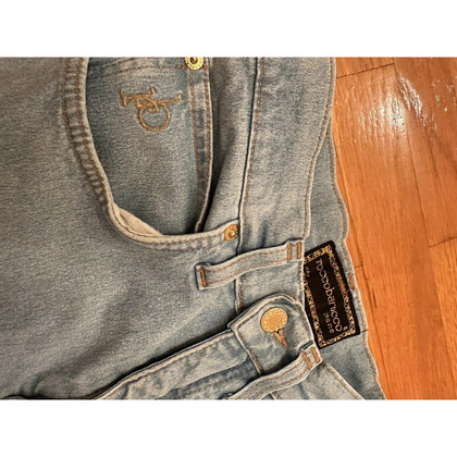 Rocco Barocco Jeans aus Jeansstoff in Blau