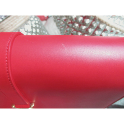 Saint Laurent Shoulder bag Leather in Red