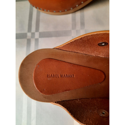 Isabel Marant Chaussures compensées en Cuir en Marron