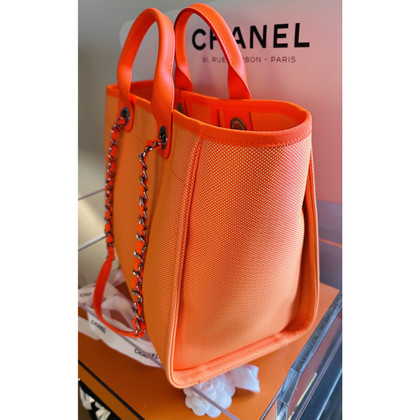 Chanel Deauville en Toile en Orange